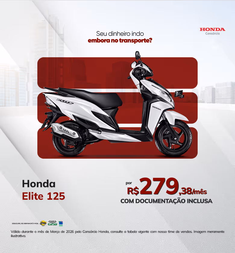 Banner Moto & Cia Elite 125 Consórcio