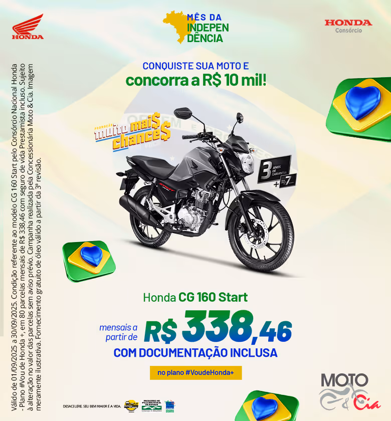 Banner CG 160 Start Honda