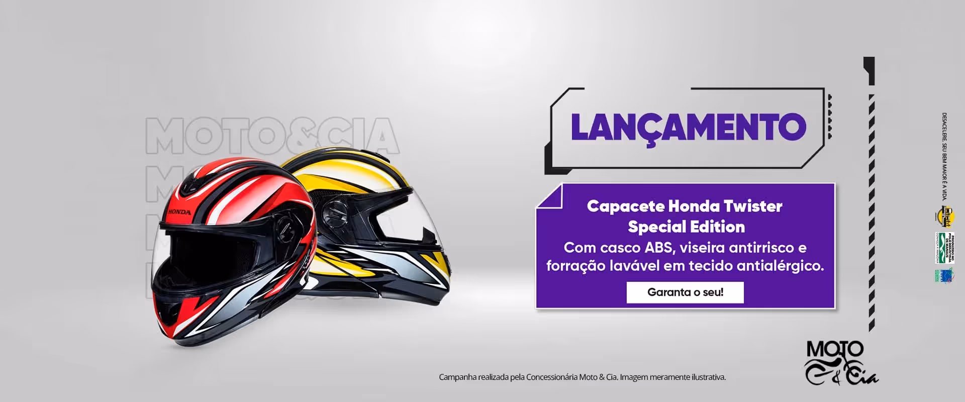 Banner Capacete Twister
