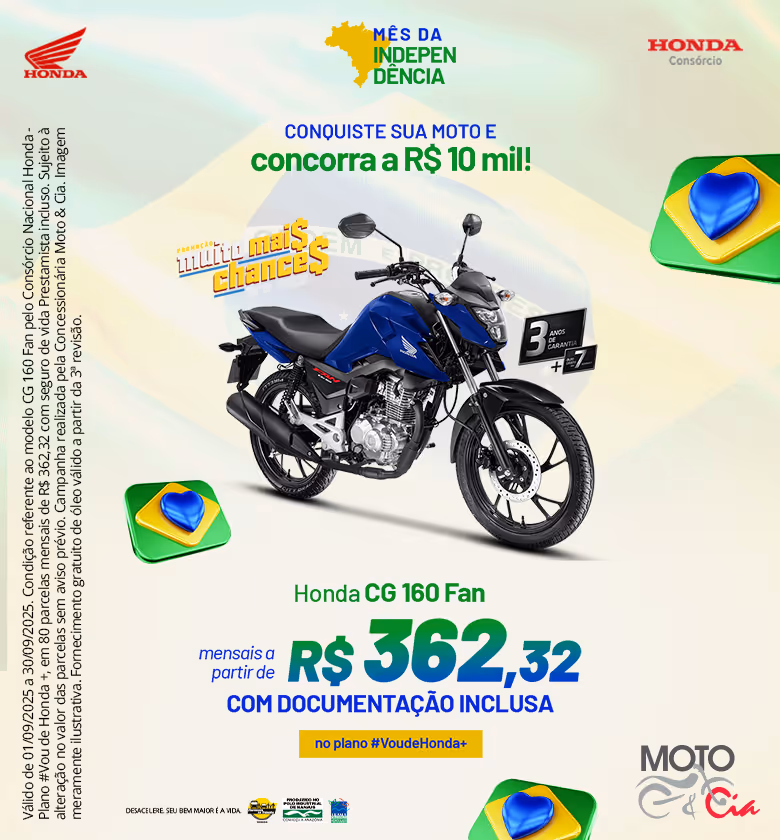 Banner CG 160 Fan Honda