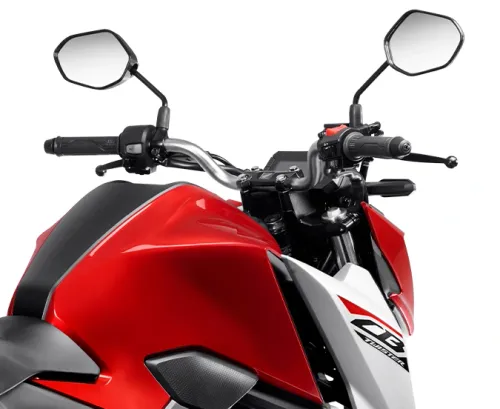 Detalhe do câmbio de 6 marchas Honda CB 300F Twister CBS