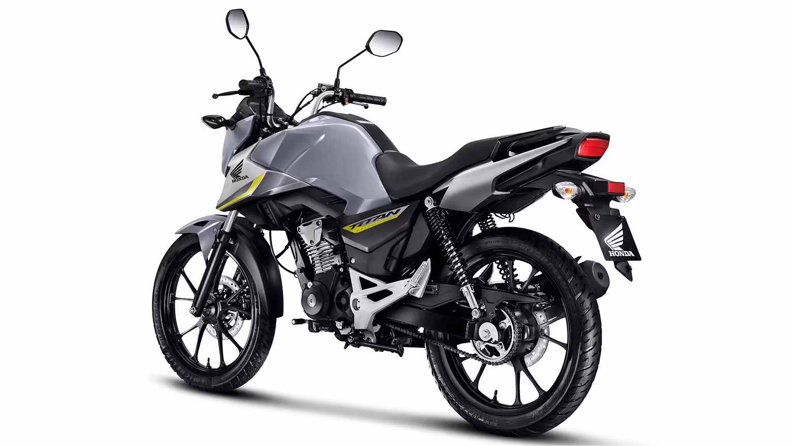 CG 160 Titan vista lateral traseira esquerda