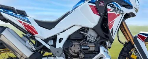 Detalhe do conforto da CRF 1100L Africa Twin Adventure Sports ES