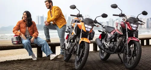 Design esportivo e robusto CG 160 Titan