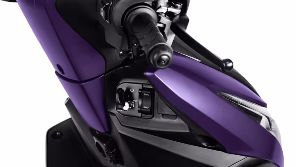 Galeria Fotos Moto Honda Nova Elite 125 Scooter Close Up Botoes Ignicao