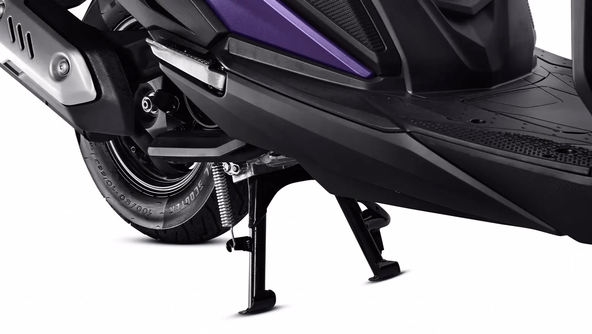 Galeria Fotos Moto Honda Nova Elite 125 Scooter Close Up Descanso Central - 8 de 16