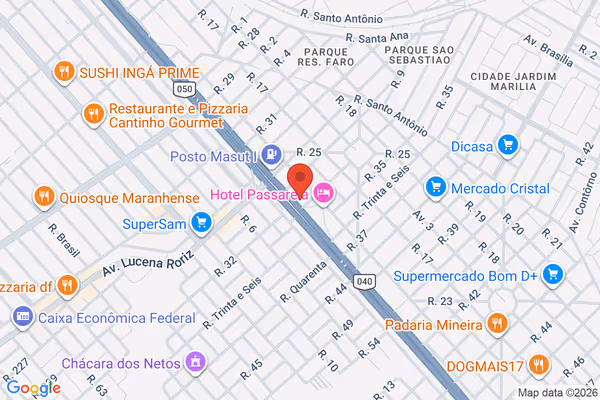 Mapa da localização - Jardim Ingá