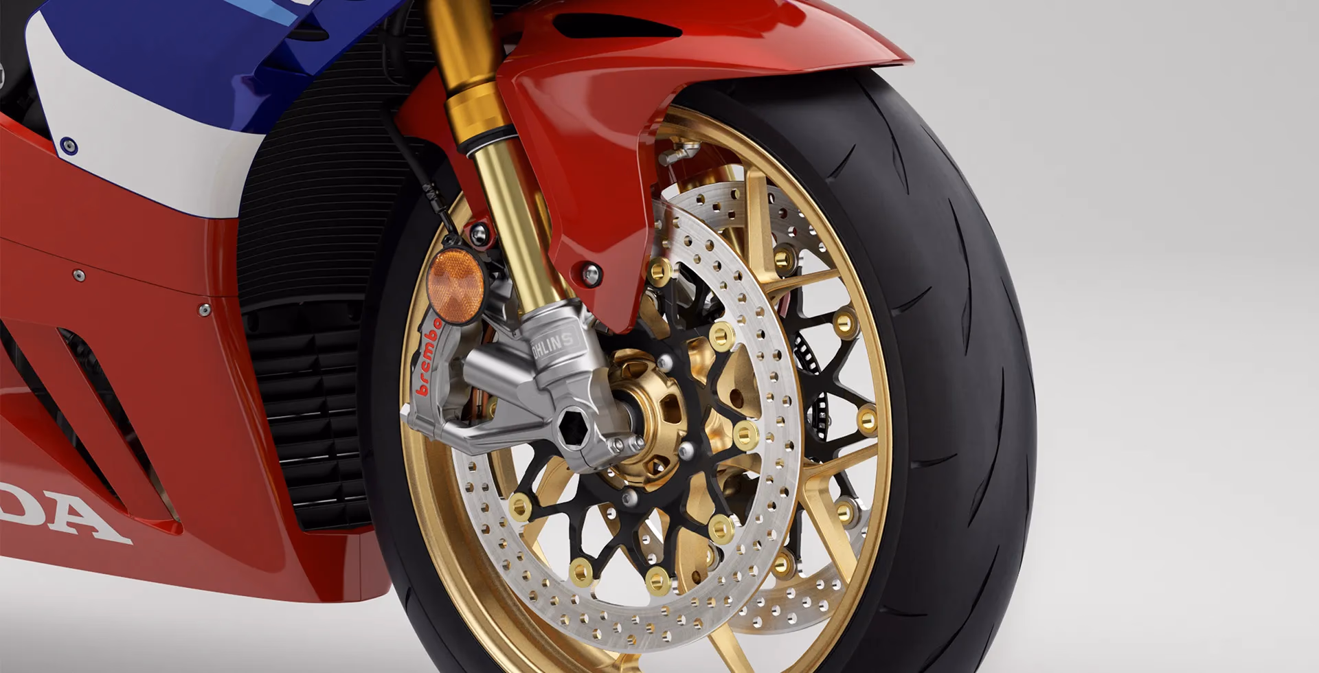 cbr 1000rr r fireblade vermelha freio dianteiro - 33 de 37