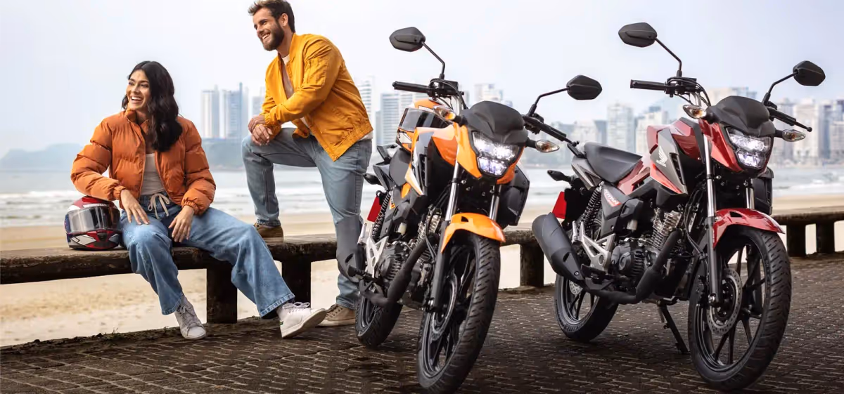 Design esportivo da Honda CG 160 Titan