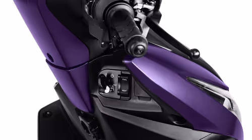 Moto Honda Nova Elite 125 Seguranca Close Up Guidao E Botoes Parte Frontal