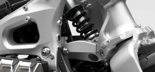 Suspensão dianteira Double Wishbone da Gold Wing