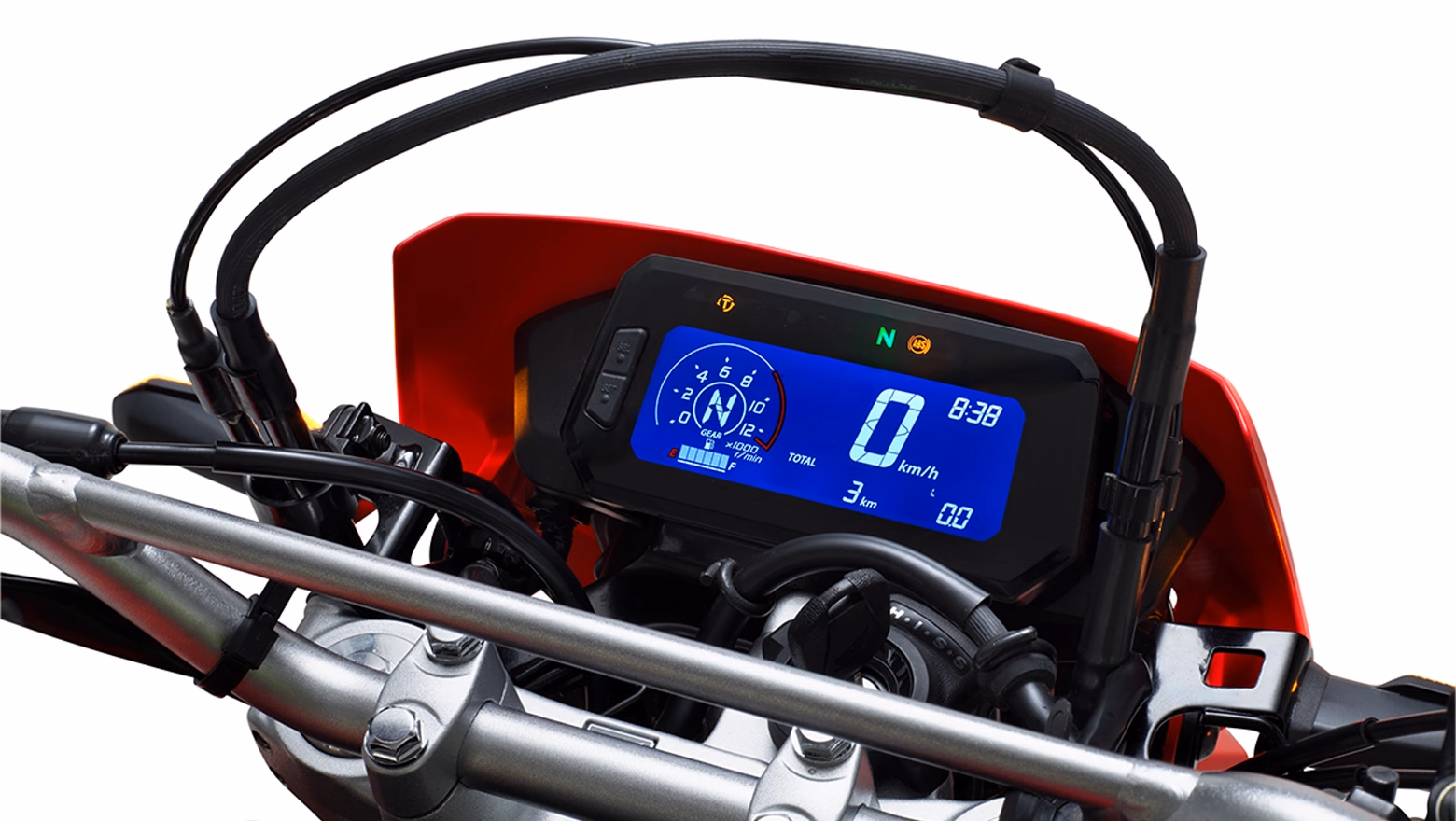 XR 300L Tornado detalhe guidão - 4 de 9