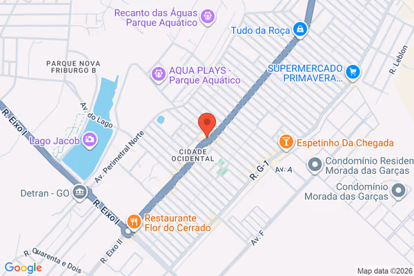 Mapa da localização - Ocidental