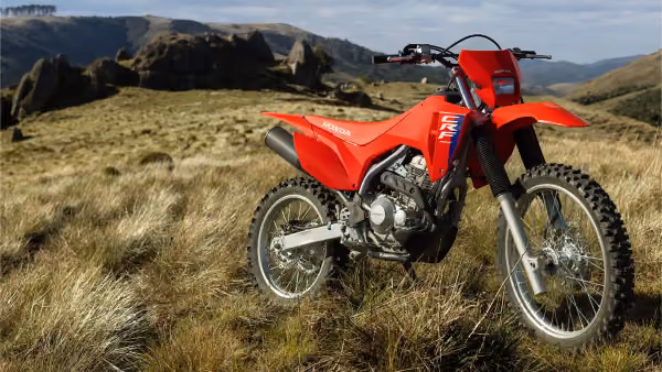 CRF 300F detalhe do painel e guidão