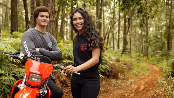 CRF 300F destaque para o motor